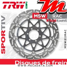 Disque de frein Avant ~ Ducati GT 1000 Touring (C1) 2006+ ~ TRW Lucas MSW 211 RAC