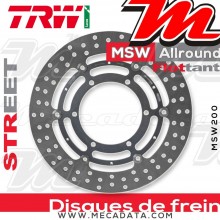 Disque de frein Avant ~ BMW R 1100 RT ABS (259) 1994-2001 ~ TRW Lucas MSW 200