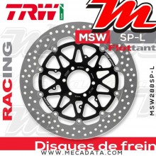 Disque de frein Avant gauche ~ BMW HP4 1000 RR (K10/K46) 2012+ ~ TRW Lucas MSW 288 SP-L