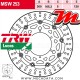 Disque de frein Avant ~ BMW F800 800 GS Adventure, ABS (E8GS) 2013-2015 ~ TRW Lucas MSW 253 