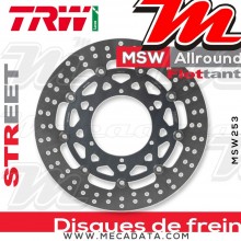 Disque de frein Avant ~ BMW F800 800 GS ABS (4G80/4G80r) 2016+ ~ TRW Lucas MSW 253