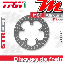 Disque de frein Arrière ~ Aprilia ETV 1200 Caponord Rally ABS (VKB) 2015+ ~ TRW Lucas MST 430