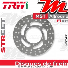 Disque de frein Arrière ~ Aprilia NA 850 Mana GT, ABS (RC) 2010+ ~ TRW Lucas MST 431