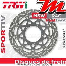 Disque de frein Avant ~ Aprilia SXV 550 (VS) 2005+ ~ TRW Lucas MSW 270 RAC