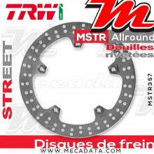 Disque de frein Avant ~ BMW R 1200 HP2 Enduro (RHP2) 2004-2006 ~ TRW Lucas MSTR 357 (roue 17")