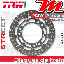 Disque de frein Avant ~ Yamaha VMX 1200 V-max (2WF/2WE) 1993-1994 ~ TRW Lucas MSW 224