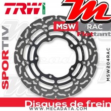 Disque de frein Avant ~ Yamaha YZF 1000 R1, R1M (RN49) 2017+ ~ TRW Lucas MSW 204 RAC 