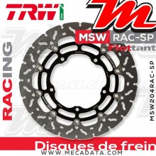 Disque de frein Avant ~ Yamaha YZF 1000 R1, R1M (RN32) 2015-2016 ~ TRW Lucas MSW 204 RAC-SP 