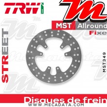 Disque de frein Arrière ~ Yamaha XT 500 E (3WS,4SM) 1995+ ~ TRW Lucas MST 349