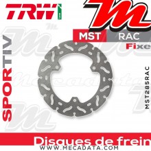 Disque de frein Arrière ~ Yamaha MT-03 320 A (RH07) 2016+ ~ TRW Lucas MST 285 RAC