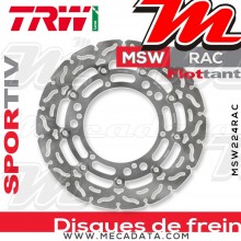 Disque de frein Avant ~ Yamaha XJR 1300 (RP19) 2007+ ~ TRW Lucas MSW 224 RAC