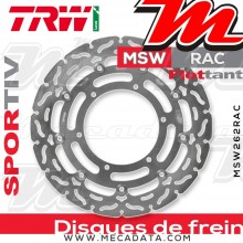 Disque de frein Avant ~ Yamaha FJR 1300 A, AS, ABS (RP13) 2006+ ~ TRW Lucas MSW 262 RAC