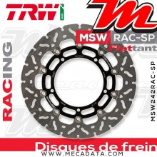 Disque de frein Avant ~ Yamaha YZF 1000 R1 (RN19) 2007-2008 ~ TRW Lucas MSW 242 RAC-SP 