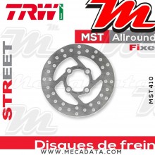 Disque de frein Arrière ~ Yamaha YFZ 450 (YFZ450) 2006-2010 ~ TRW Lucas MST 410