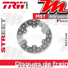 Disque de frein Arrière ~ Yamaha YZ 250 (4SR) 1996-1997 ~ TRW Lucas MST 346