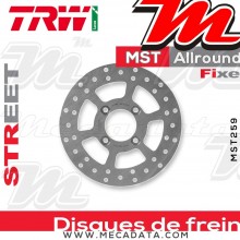 Disque de frein Arrière ~ Yamaha XQ 150 Maxster (SG06) 2001-2003 ~ TRW Lucas MST 259