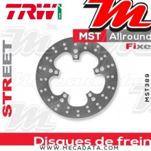 Disque de frein Arrière ~ Yamaha YZF-R 125 (RE06) 2008-2013 ~ TRW Lucas MST 389