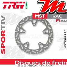 Disque de frein Avant ~ Yamaha YBR 125 (RE10) 2009+ ~ TRW Lucas MST 268 RAC