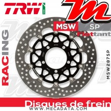 Disque de frein Avant ~ Triumph 675 Daytona R, ABS (H67) 2013+ ~ TRW Lucas MSW 287 SP