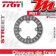 Disque de frein Arrière ~ Triumph 1050 Speed Triple, Fgst. -461331 (515NJ) 2008-2010 ~ TRW Lucas MST 436