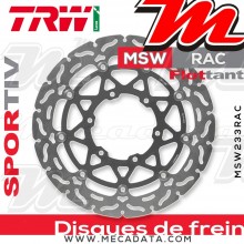 Disque de frein Avant ~ Suzuki GSXR 1000 ABS (WDM0) 2017+ ~ TRW Lucas MSW 233 RAC