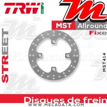 Disque de frein Avant ~ Suzuki LTA 750 King Quad (LTA750) 2005+ ~ TRW Lucas MST 414