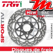 Disque de frein Avant ~ Suzuki GS 500 (WVBK) 2001-2006 ~ TRW Lucas MSW 219 RAC