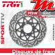 Disque de frein Avant ~ Suzuki VLR 1800 C 1800 R Intruder (WVCT) 2008-2011 ~ TRW Lucas MSW 248 RAC 