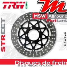 Disque de frein Avant ~ Suzuki VLR 1800 C 1800 R Intruder (WVCT) 2008-2011 ~ TRW Lucas MSW 248