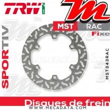 Disque de frein Arrière ~ Suzuki GSX 1300 B-King, ABS (WVCR) 2008-2010 ~ TRW Lucas MST 343 RAC