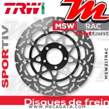 Disque de frein Avant ~ Suzuki GSXR 1100 W (GU75C) 1993-1997 ~ TRW Lucas MSW 217 RAC