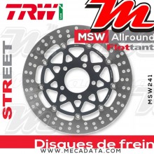 Disque de frein Avant ~ Suzuki GSXR 1000 (WVBZ) 2003-2004 ~ TRW Lucas MSW 241 