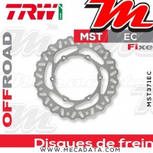 Disque de frein Arrière ~ Suzuki DR-Z 400 SM (WVB8) 2005-2008 ~ TRW Lucas MST 371 EC