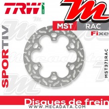 Disque de frein Arrière ~ Suzuki DR-Z 400 SM (WVB8) 2005-2008 ~ TRW Lucas MST 371 RAC