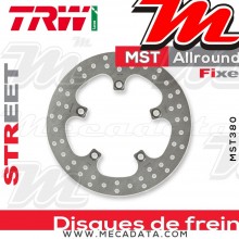 Disque de frein Avant ~ Suzuki AN 400 Burgman ABS, Z Burgman ABS (WVCG) 2007+ ~ TRW Lucas MST 380