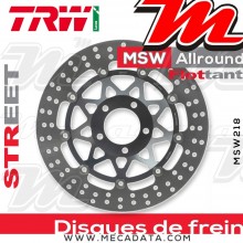 Disque de frein Avant ~ Suzuki RGV 250 (VJ22B) 1991-1995 ~ TRW Lucas MSW 218