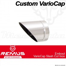 Embout Remus Custom VarioCap Slash Cut Inox