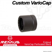 Embout Remus Custom VarioCap Perforated Inox Noir
