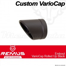 Embout Remus Custom VarioCap Rolled Up Inox Noir