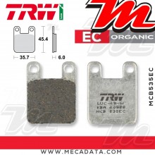 Plaquettes de frein Avant ~ Gilera GSM 50 Supermotard 2001+ ~ TRW Lucas MCB 535 EC