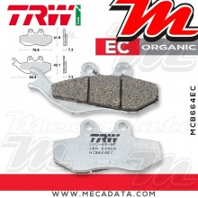 Plaquettes de frein Avant ~ Gilera VXR 200 Runner 4 T M24 2001+ (Grimeca) ~ TRW Lucas MCB 664 EC 