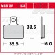 Plaquettes de frein Arrière ~ Gas Gas TXT 280 2004-2011 ~ TRW Lucas MCB 767 RSI 