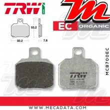 Plaquettes de frein Avant ~ Derbi GP1 250 Racing 2007+ ~ TRW Lucas MCB 700 EC 