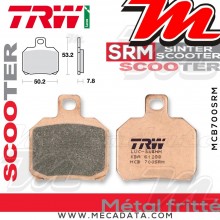 Plaquettes de frein Avant ~ Derbi GP1 250 Racing 2007+ ~ TRW Lucas MCB 700 SRM 