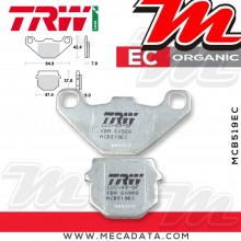 Plaquettes de frein Arrière ~ Derbi 50 Senda X-Treme SM 2011+ ~ TRW Lucas MCB 519 EC