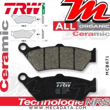 Plaquettes de frein Arrière ~ Ducati 1200 Multistrada Enduro ABS 2016+ ~ TRW Lucas MCB 671