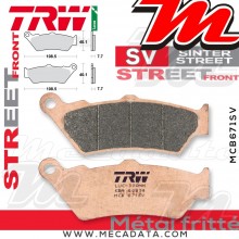 Plaquettes de frein Avant ~ Ducati 400 Scrambler Sixty 2 2016+ ~ TRW Lucas MCB 671 SV