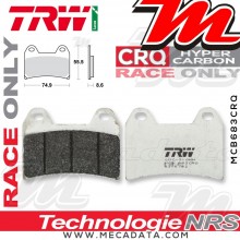 Plaquettes de frein Avant ~ Ducati 1200 Multistrada ABS A2 2010-2012 ~ TRW Lucas MCB 683 CRQ 