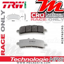 Plaquettes de frein Avant ~ Ducati 1100 Streetfighter F1 2009-2011 ~ TRW Lucas MCB 792 CRQ 