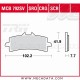 Plaquettes de frein Avant ~ Ducati 990 Desmosedici RR D1 2008-2009 ~ TRW Lucas MCB 792 TRQ 